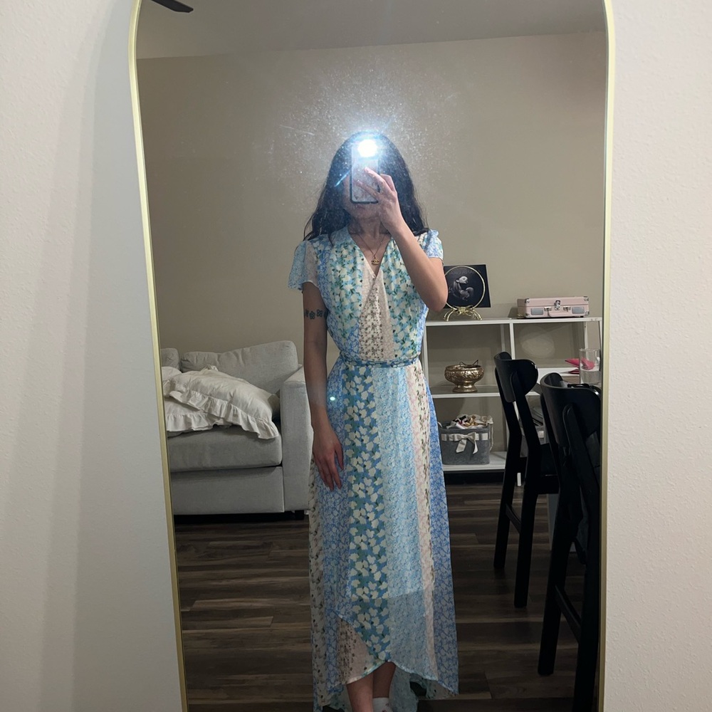 Floral multicolor maxi dress
